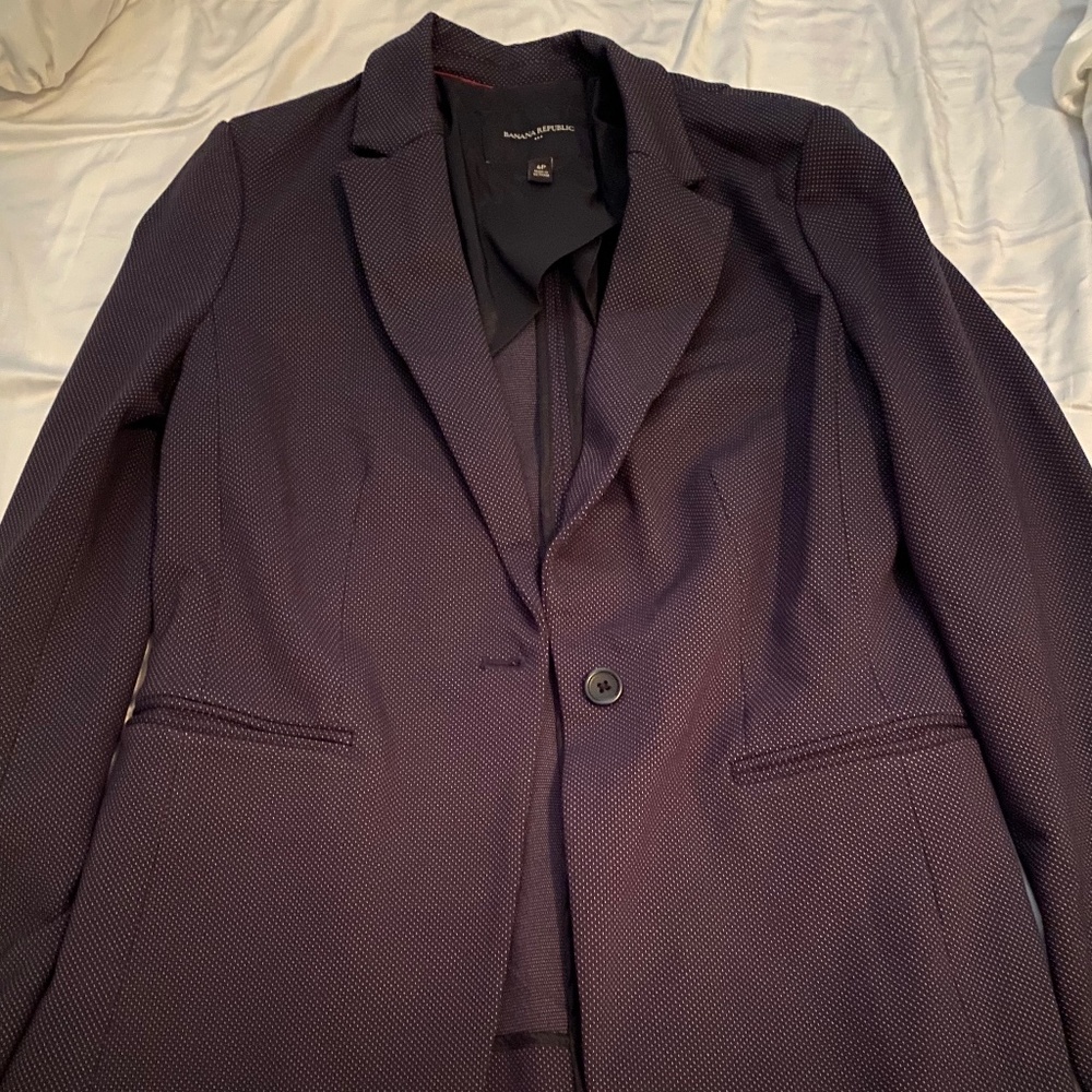 Banana republic blazer polka dot size 6P